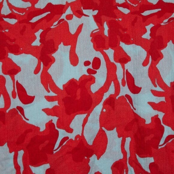 Soft Surroundings Siesta Key light blue and red tunic top-M - Picture 2 of 5